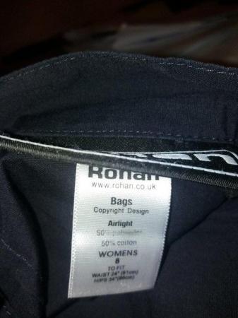 Image 1 of Bargain! NEW genuine ROHAN Bags/Airtighttrousers Size 8
