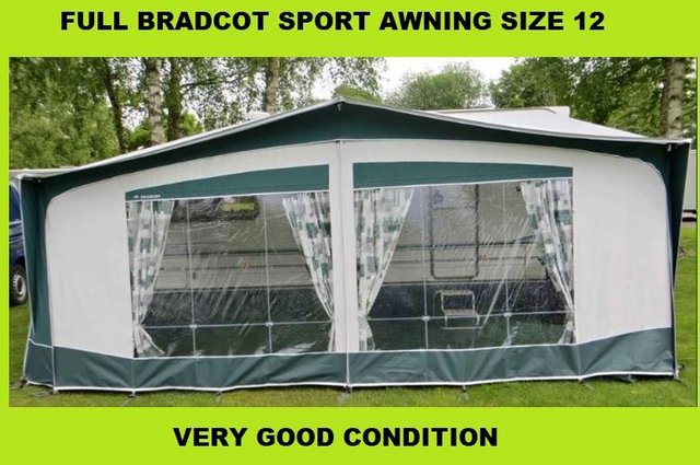 Image 1 of Caravan Awning Bradcot Sport Size 12 (TAG 960)
