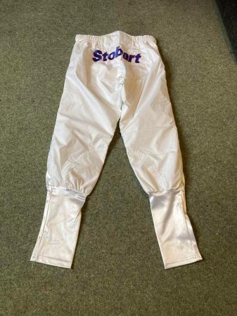 Image 1 of Jockeys white racing breeches .