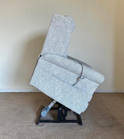 Image 18 of PRIDE ELECTRIC RISER RECLINER DUAL MOTOR GREY CHAIR DELIVERY