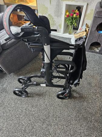 Image 2 of Walker/wheelchair as new