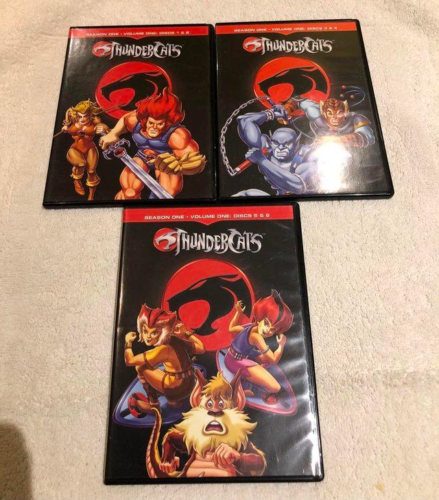 Preview of the first image of Thundercats Season One (6 Discs) on DVD"s.