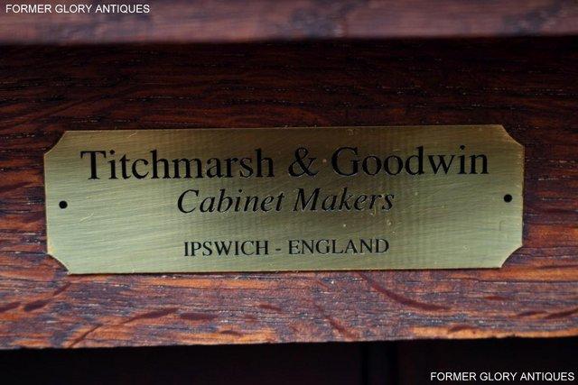 Image 8 of A TITCHMARSH AND GOODWIN OAK BENCH BOX SETTLE PEW ARMCHAIR