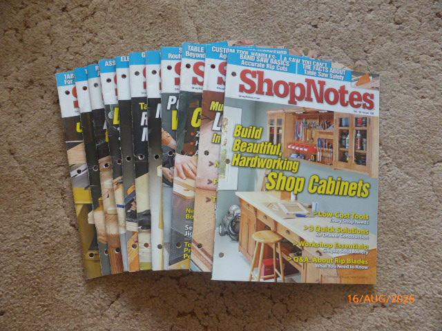 ShopNotes magazines, good condition. — Hobbies & Crafts in Wickford