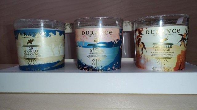 Image 4 of New Set of 3 Scented Durance Candles Collect or Post
