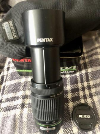 Image 1 of Pentax da 55-300 zoom lens f4.5 -8