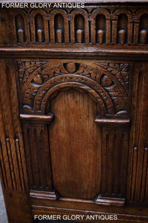 Image 79 of A TITCHMARSH & GOODWIN CARVED OAK BLANKET CHEST BOX TRUNK
