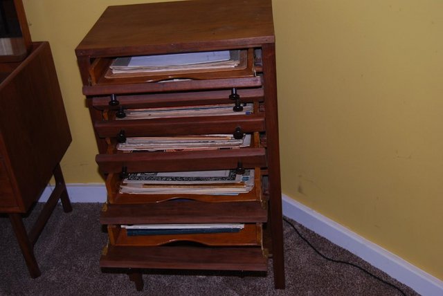 Image 1 of Sheet music cabinet with 6 drawers