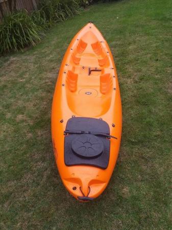 Image 2 of 2/3 person sit on top kayak with seats and paddles