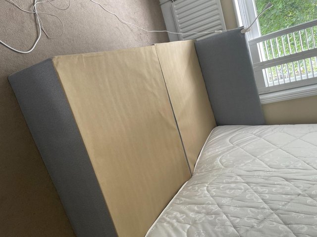 Preview of the first image of Double bed mattress and frame.