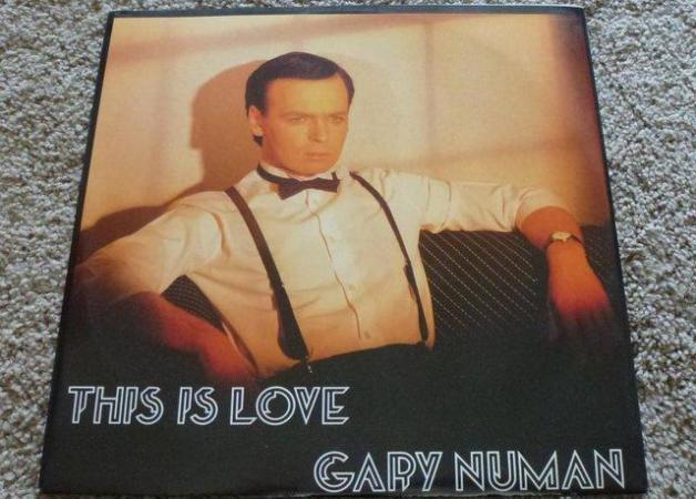 Image 1 of Gary Numan, This Is Love, 12 inch vinyl single. New