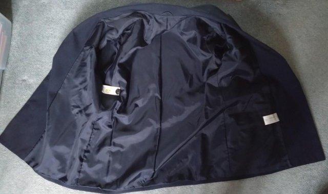 Image 3 of St Michael black women’s double-breasted suit jacket-size 14