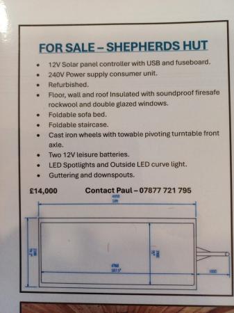 Image 2 of Shepherds Hut For Sale .