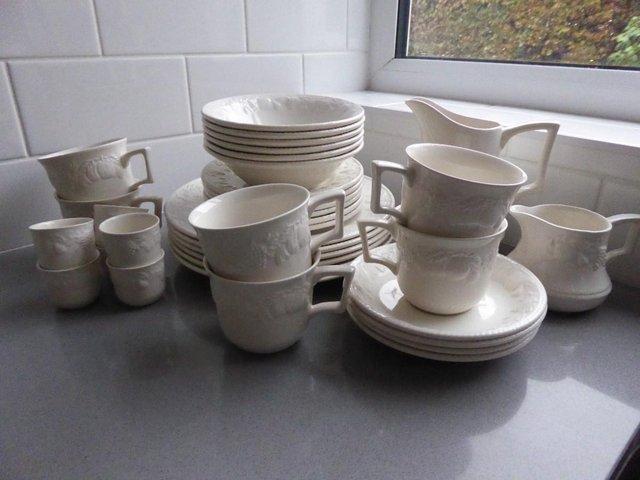 Preview of the first image of Dinner/Tea Crockery Set x 6 with Jugs x 2.