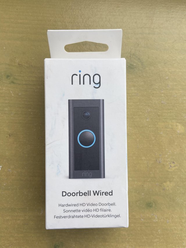Preview of the first image of RING door bell (wired) hardwired HD video doorbell.
