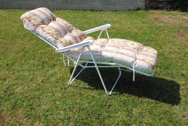 Image 3 of Nearly new Reclining Sun lounger chair