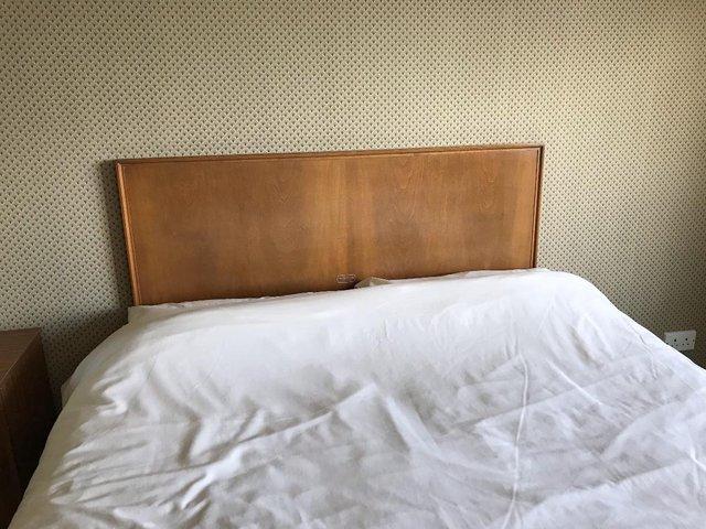 Preview of the first image of 1950s MEREDEW Bed-Headboard - PRICE REDUCTION.
