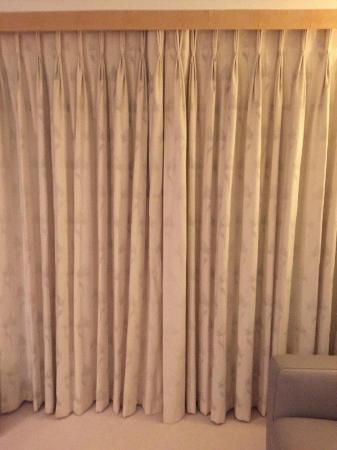 Image 2 of Cream Lounge Curtains with Thistle design same colour.
