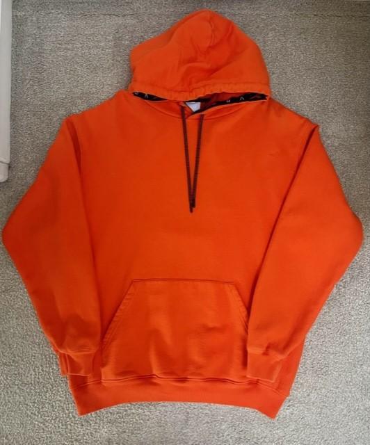 Preview of the first image of Reebok x Victoria Beckham Logo Cotton Jersey hoodie, UK 12.