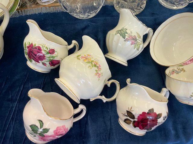 Preview of the first image of Vintage Milk Jugs & Sugar Bowls.