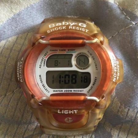 Image 1 of Y2K Original BABY G G-Lide BG 370 Watch
