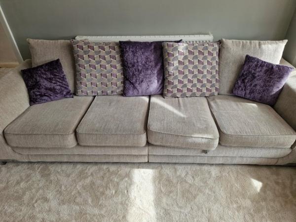 Image 1 of Corner sofa with snuggle chair