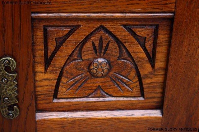 Image 79 of AN OLD CHARM LIGHT OAK CORNER TV DVD CD CABINET STAND TABLE