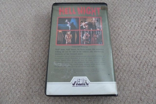 Image 2 of Hell Night (Original Un Certified VHS Horror Starring Linda