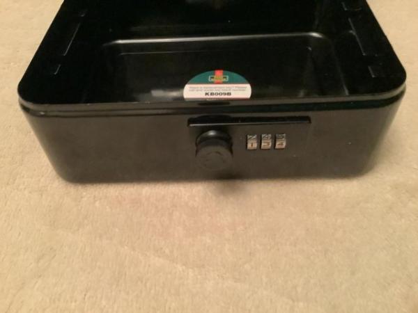 Image 2 of CASH BOX METAL WITH COMBINATION LOCK - NEW