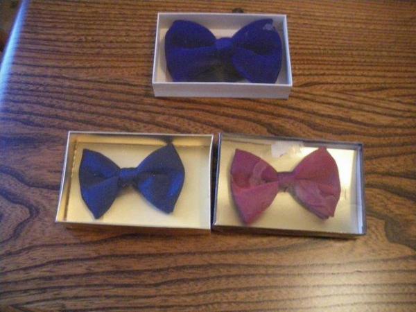Image 2 of BOW TIES - DICKIE BOWS - 2 NEW -1 USED