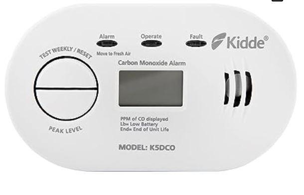 Image 1 of Kidde 5DCO 10 Year Life Digital Display Carbon Monoxide Alar