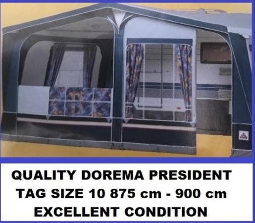 Image 1 of Caravan Awning Dorema PRESIDENT Tag Size 10 875 cm to 900 cm