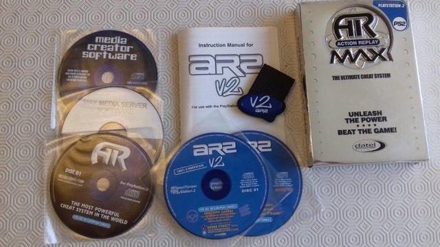 Preview of the first image of SONY Playstation 2 Datel Action Replay bundle.