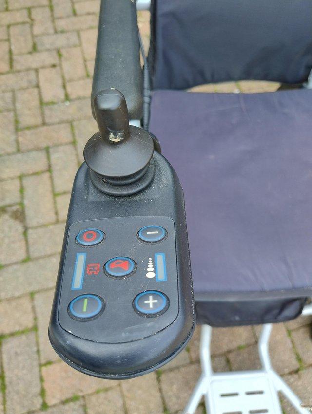 Preview of the first image of Folding Powerchair like new.