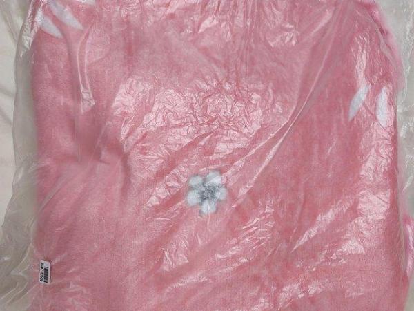 Image 3 of New Pink Floral Pattern Flannel Blanket Christmas 200x150cm
