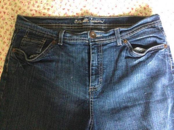 Image 5 of Vintage 90s M&S 14L Indigo Jeans