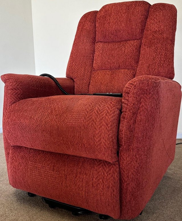 Preview of the first image of CARECO ELECTRIC RISER RECLINER DUAL MOTOR CHAIR CAN DELIVER.