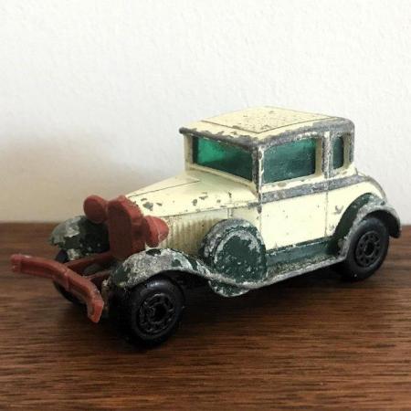 Image 1 of 1979 Matchbox Lesney white Model A Ford car. Made in England