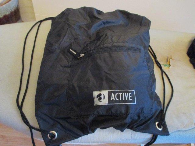 Preview of the first image of ACTIVE NYLON DRAWSTRING BACK PACK.
