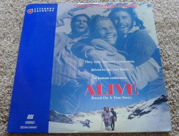 Image 1 of Alive. Laserdisc (1993). Released 1993.