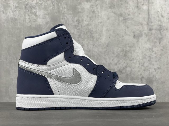 Preview of the first image of Jordan 1 Retro High COJP Midnight Navy.