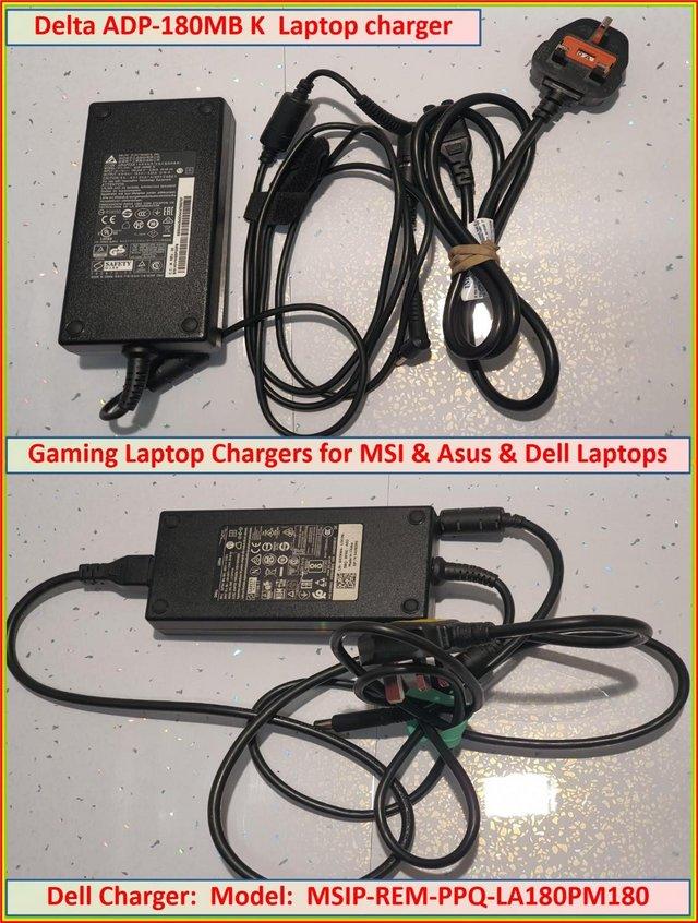 Preview of the first image of Gaming Laptop Charger for MSI or Asus or Dell..
