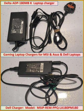 Image 1 of Gaming Laptop Charger for MSI or Asus or Dell.