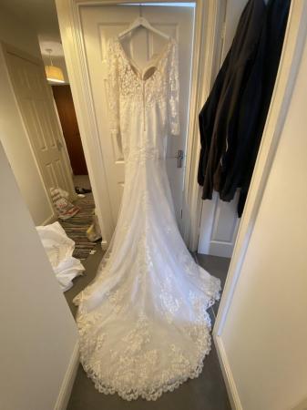 Image 3 of Wedding Dress, Fishtail, 2 months old