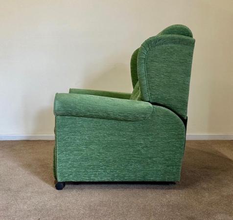 Image 10 of LUXURY ELECTRIC RISER RECLINER MINT GREEN CHAIR CAN DELIVER