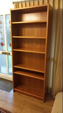 Image 3 of Teak veneer bookcase good condition