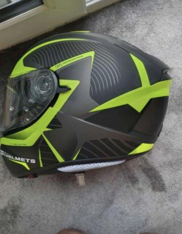 Preview of the first image of MT Blade 2 SV Blaster Matt Black/Fluo Motorbike Helmet..