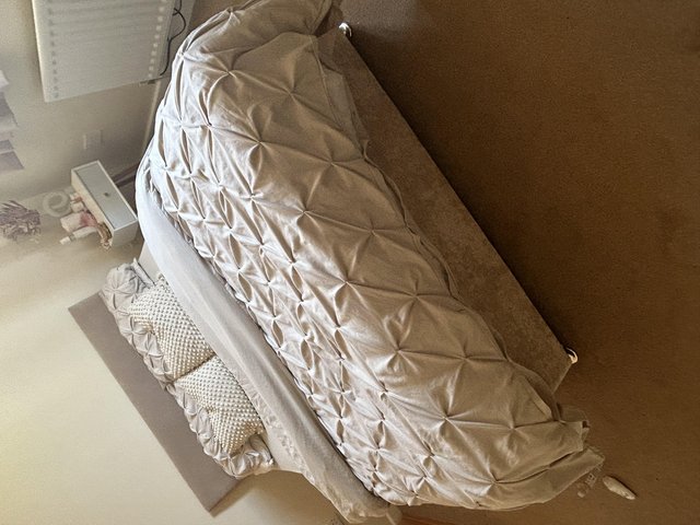 Preview of the first image of Double Divan Bed Beige/Neutral colour.