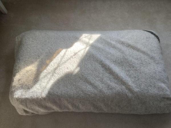 Image 1 of TUFFIES large waterproof dog bed & fleece cover