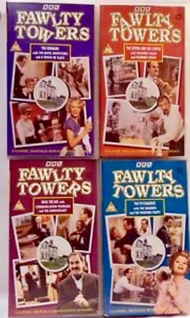 Preview of the first image of Complete collection of Fawlty Towers (12 ep, 4 VHS).